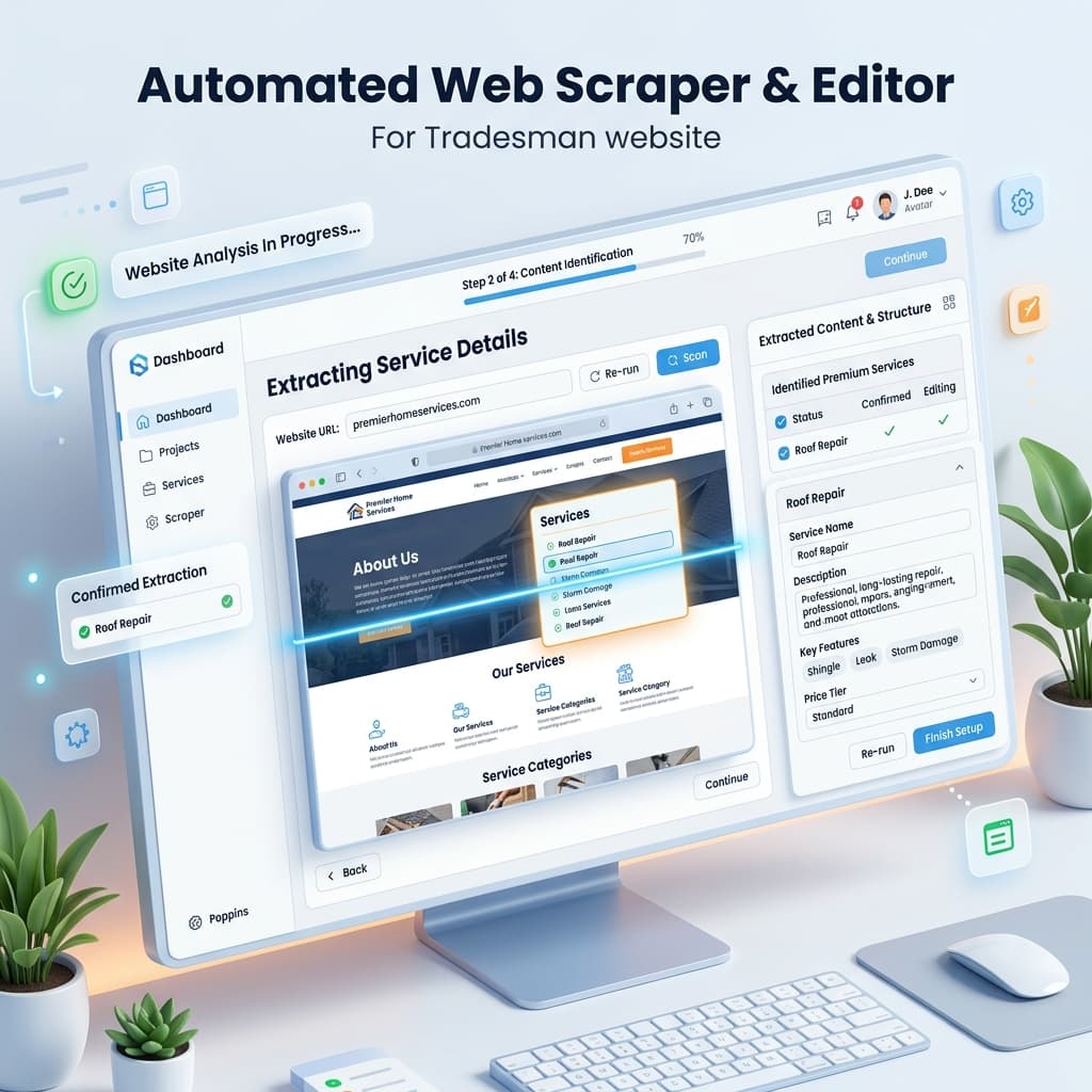 3. Webseiten-Scan & Einstellungsgespräch